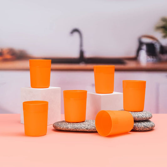 Premium Reusable Plastic Drinking Cups Set