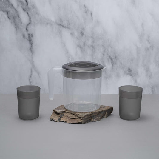 Premium Plastic Water Jug Set with 2 Cups