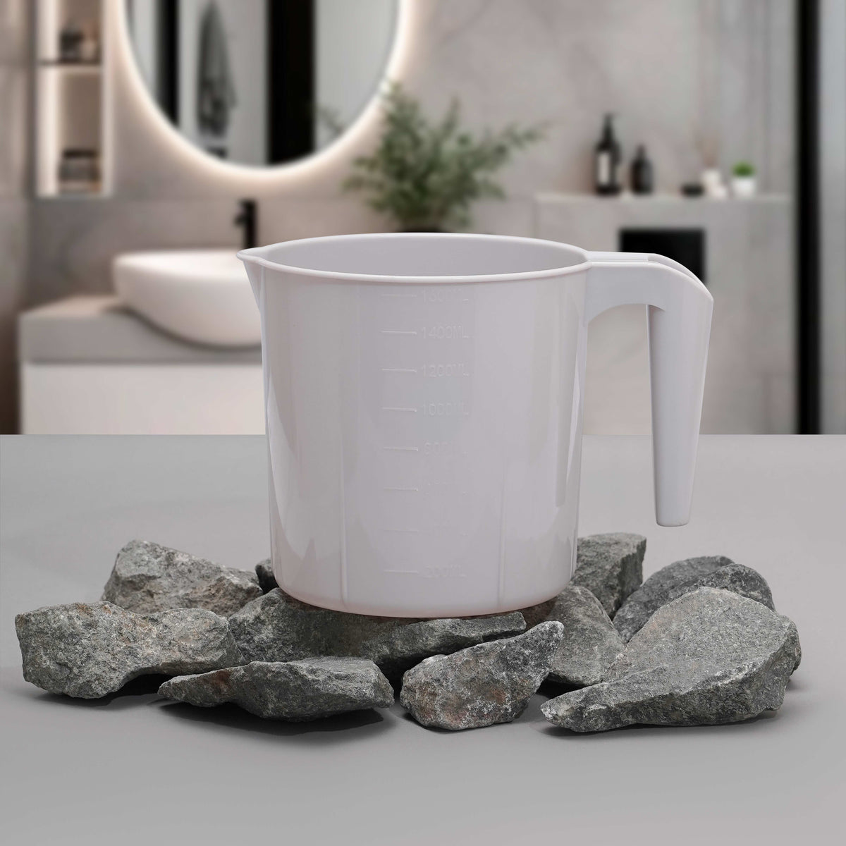 Bath Mug Large Size 1.6L 6 Different Water Colour
