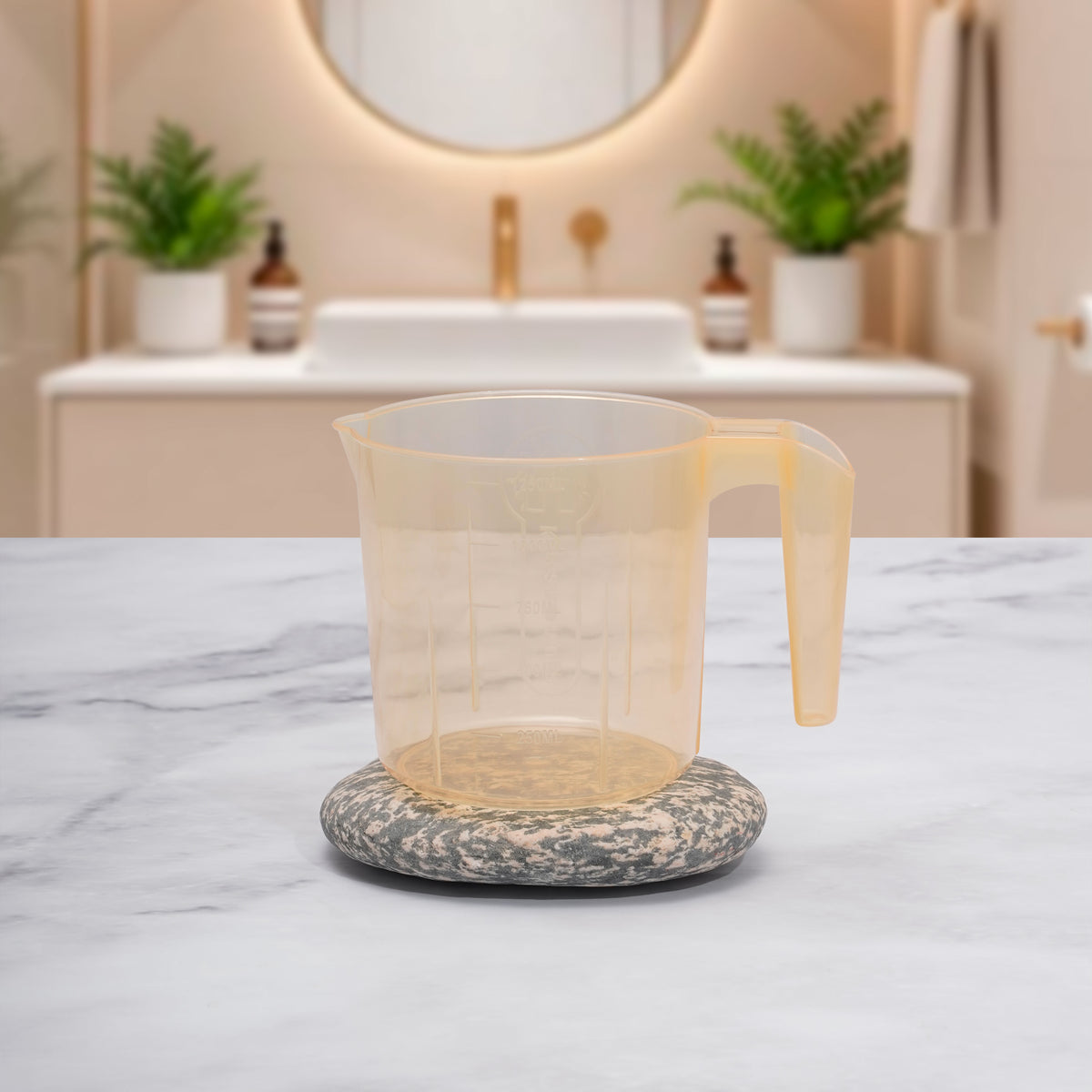 Bath Mug Large Size 1.6ml Transparent Material