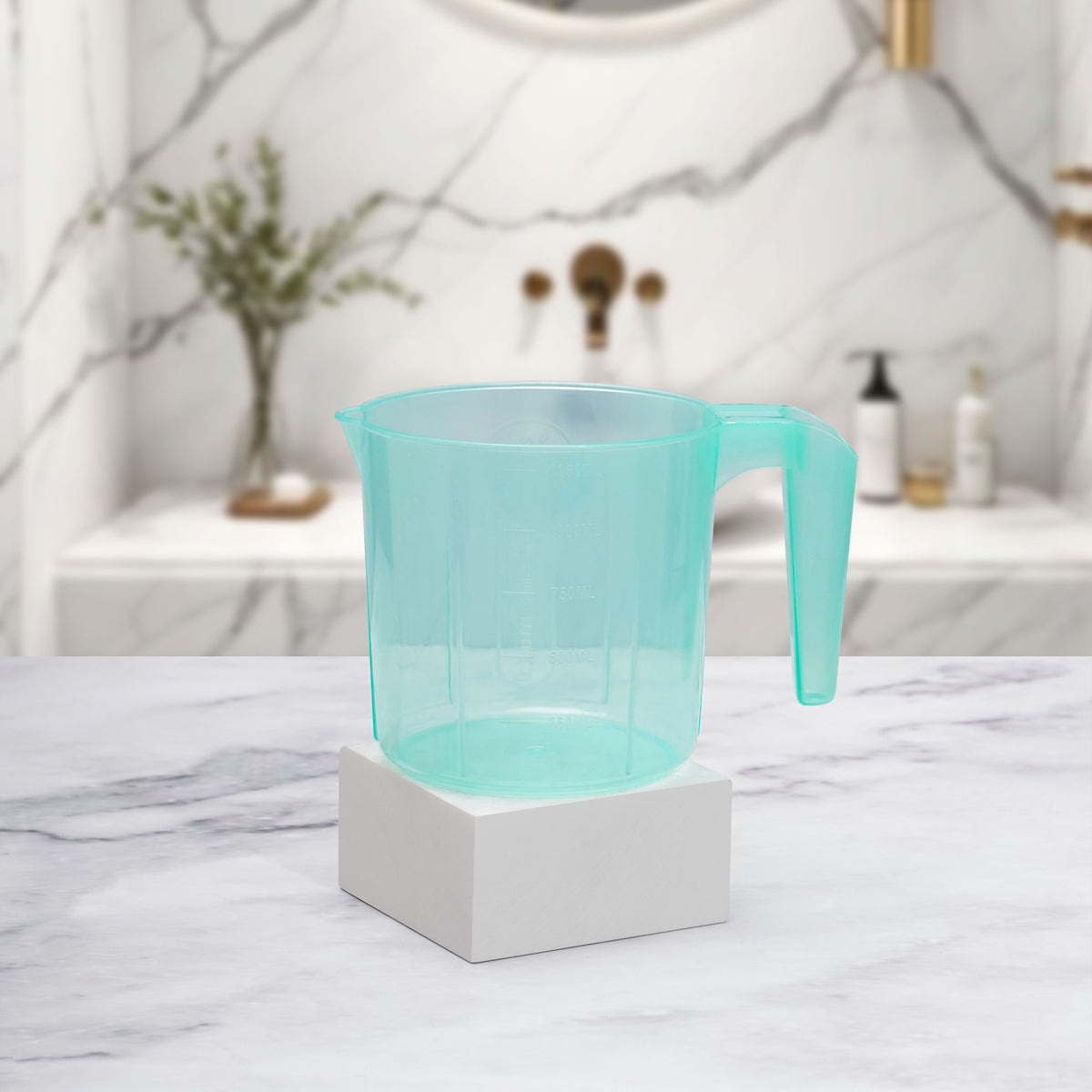 Bath Mug Large Size 1.6ml Transparent Material