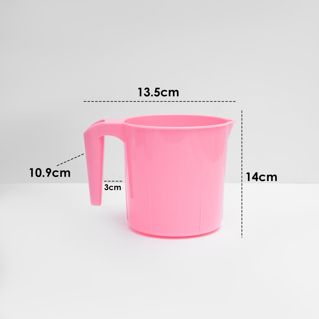 Bath Mug Large Size 1.6L 6 Different Water Colour