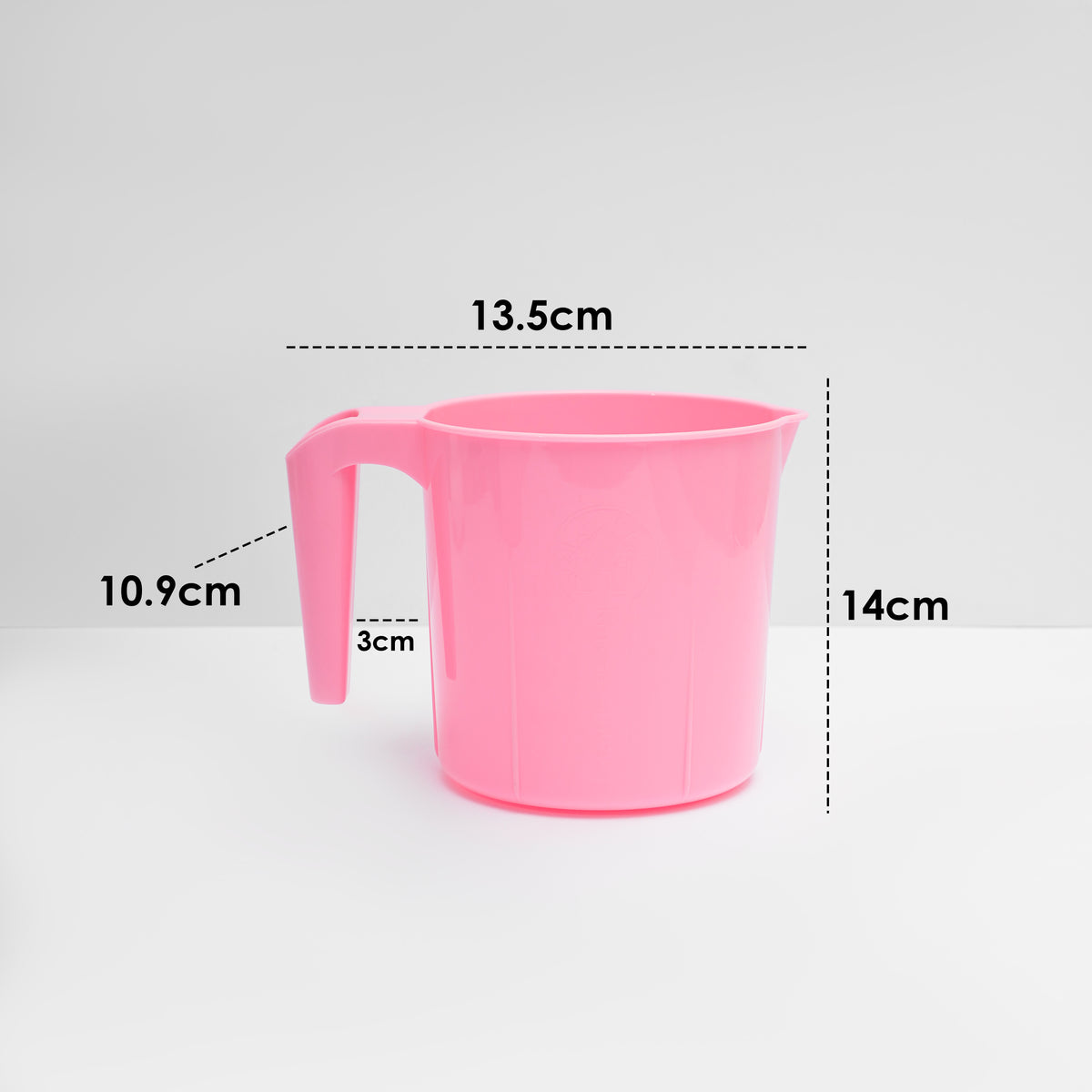 Bath Mug Large Size 1.6L 6 Different Water Colour