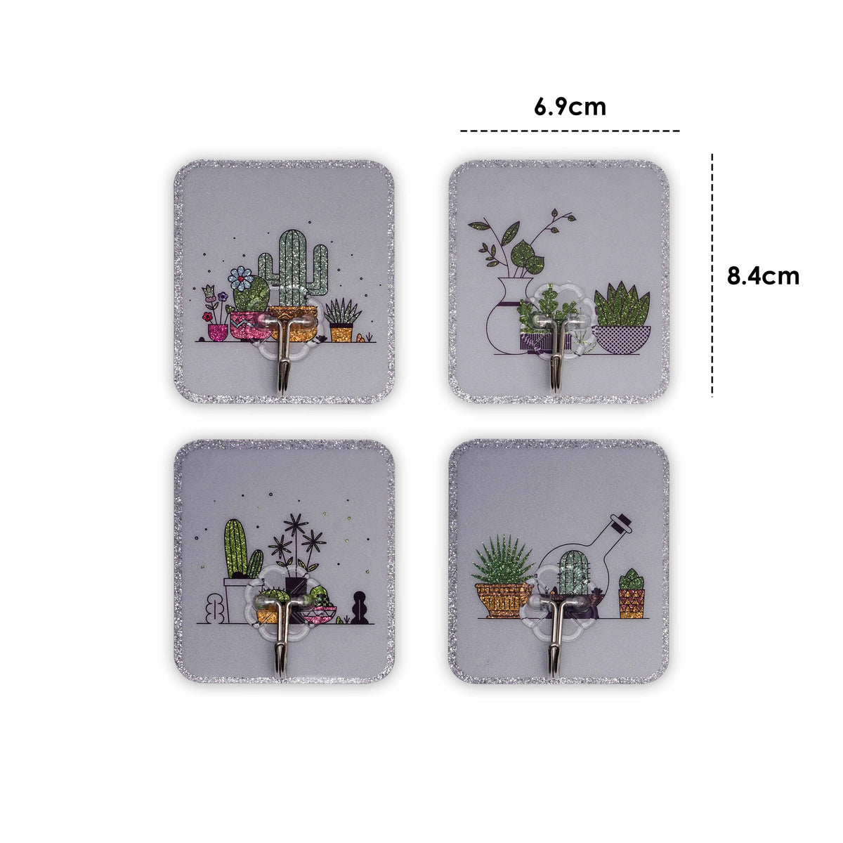 Modern Plant Hooks 4 Piece