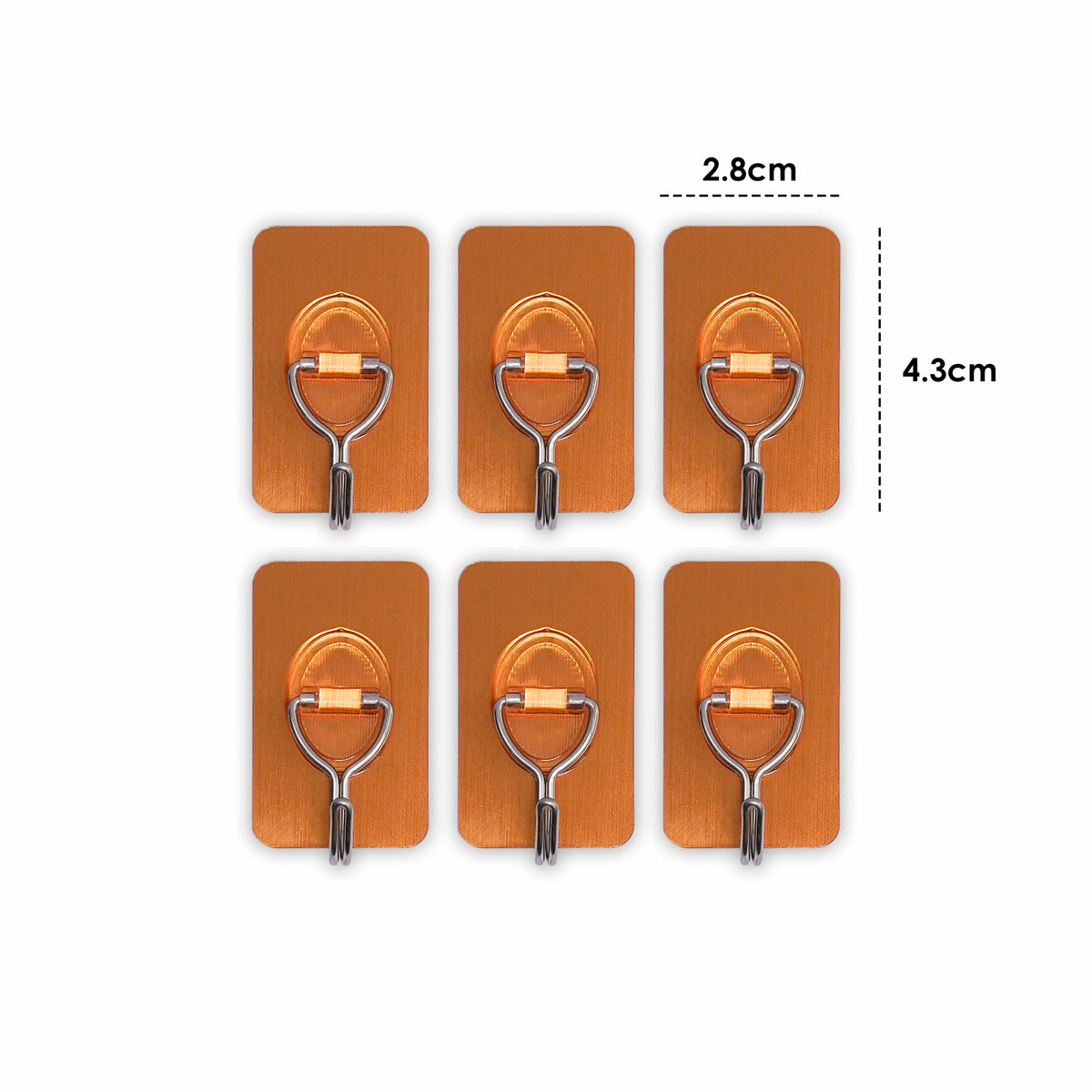 Modern Wall Hook 6 Piece