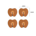 Apple Wall Hook 4 Piece