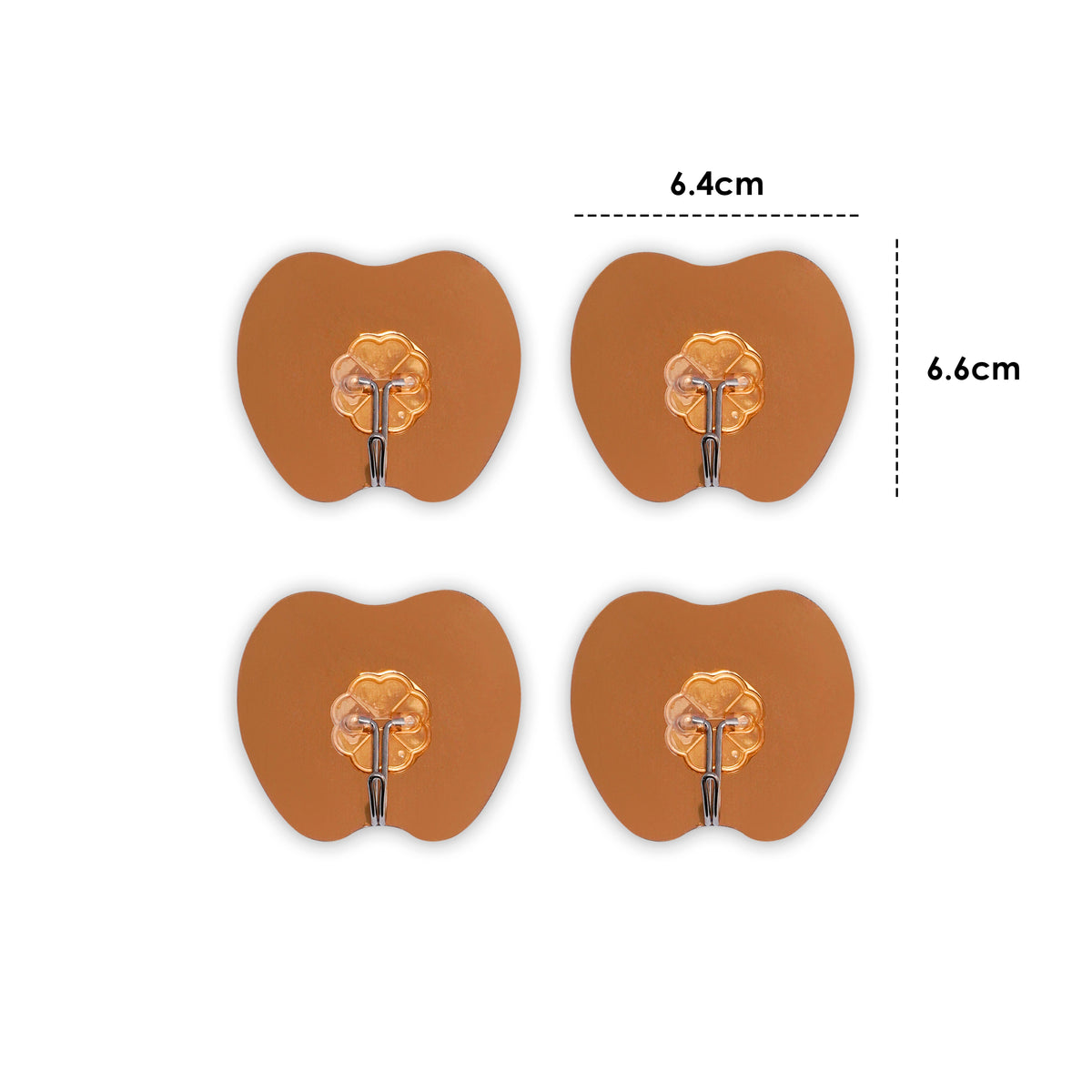 Apple Wall Hook 4 Piece