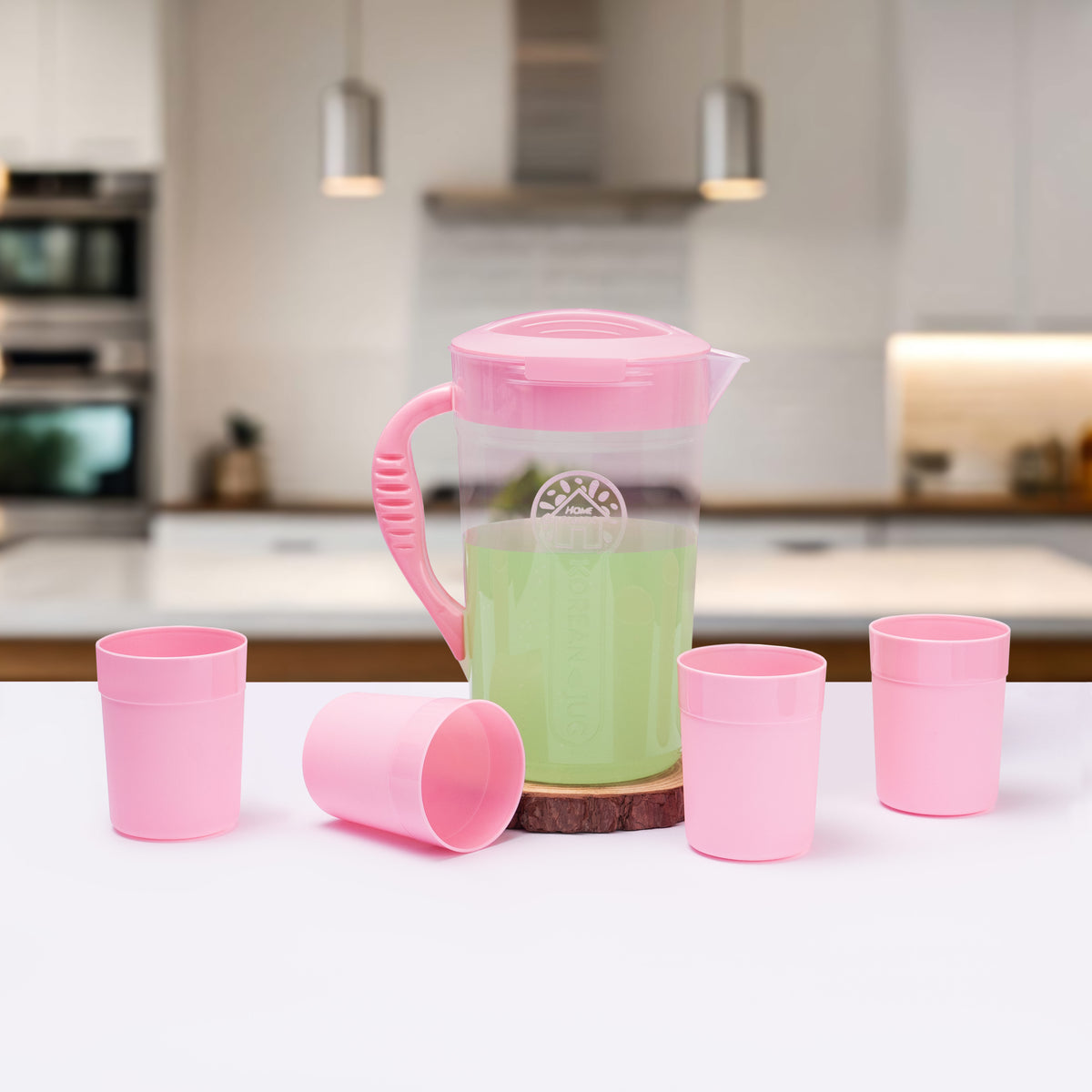 Water Jug With 4 Glass