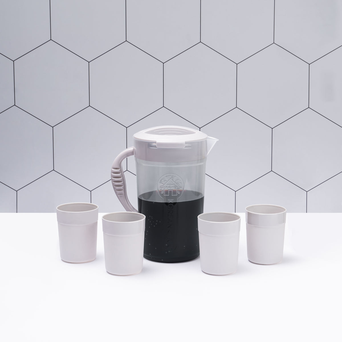 Water Jug With 4 Glass