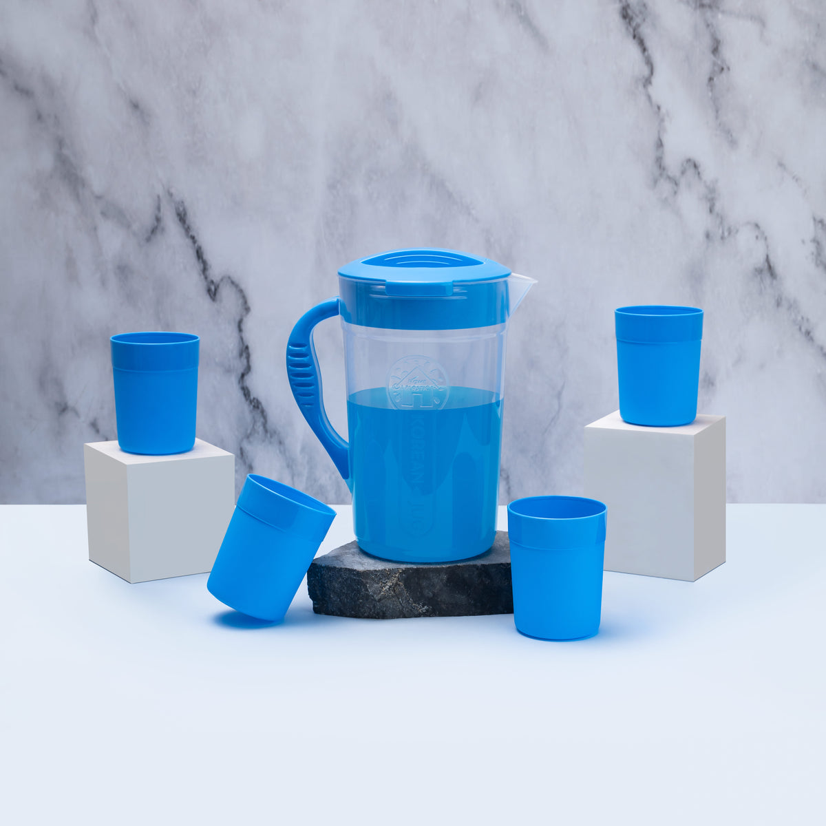 Water Jug With 4 Glass