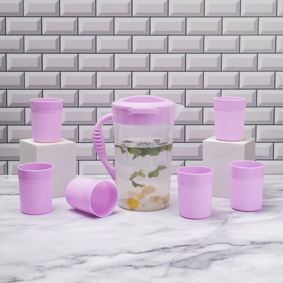 Water Jug With 6 Glass