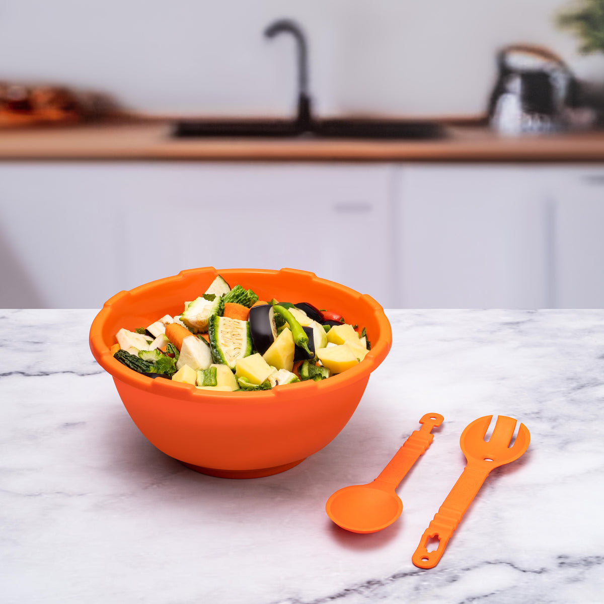 All Purpose Mixing Bowl With 2 Spoon