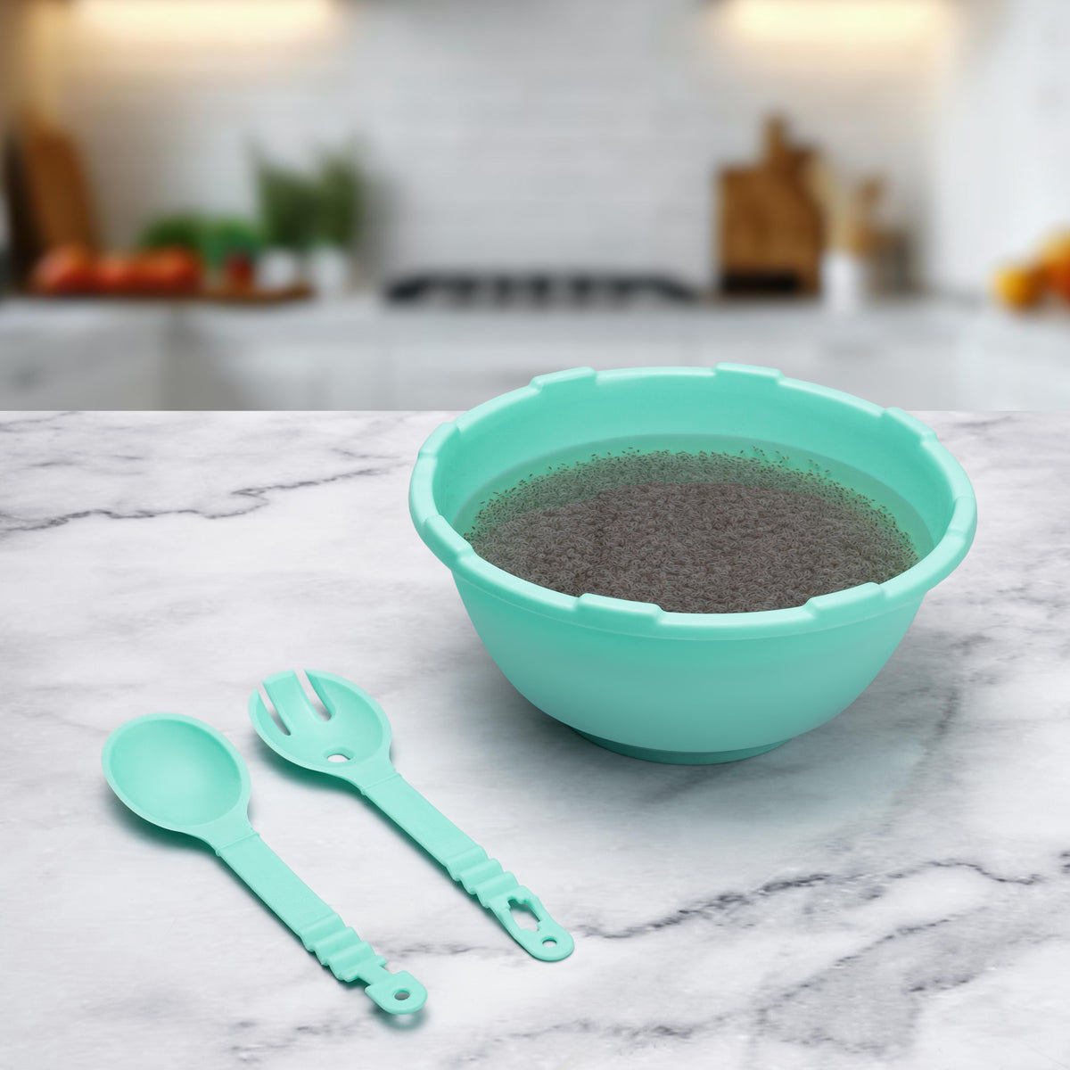 All Purpose Mixing Bowl With 2 Spoon