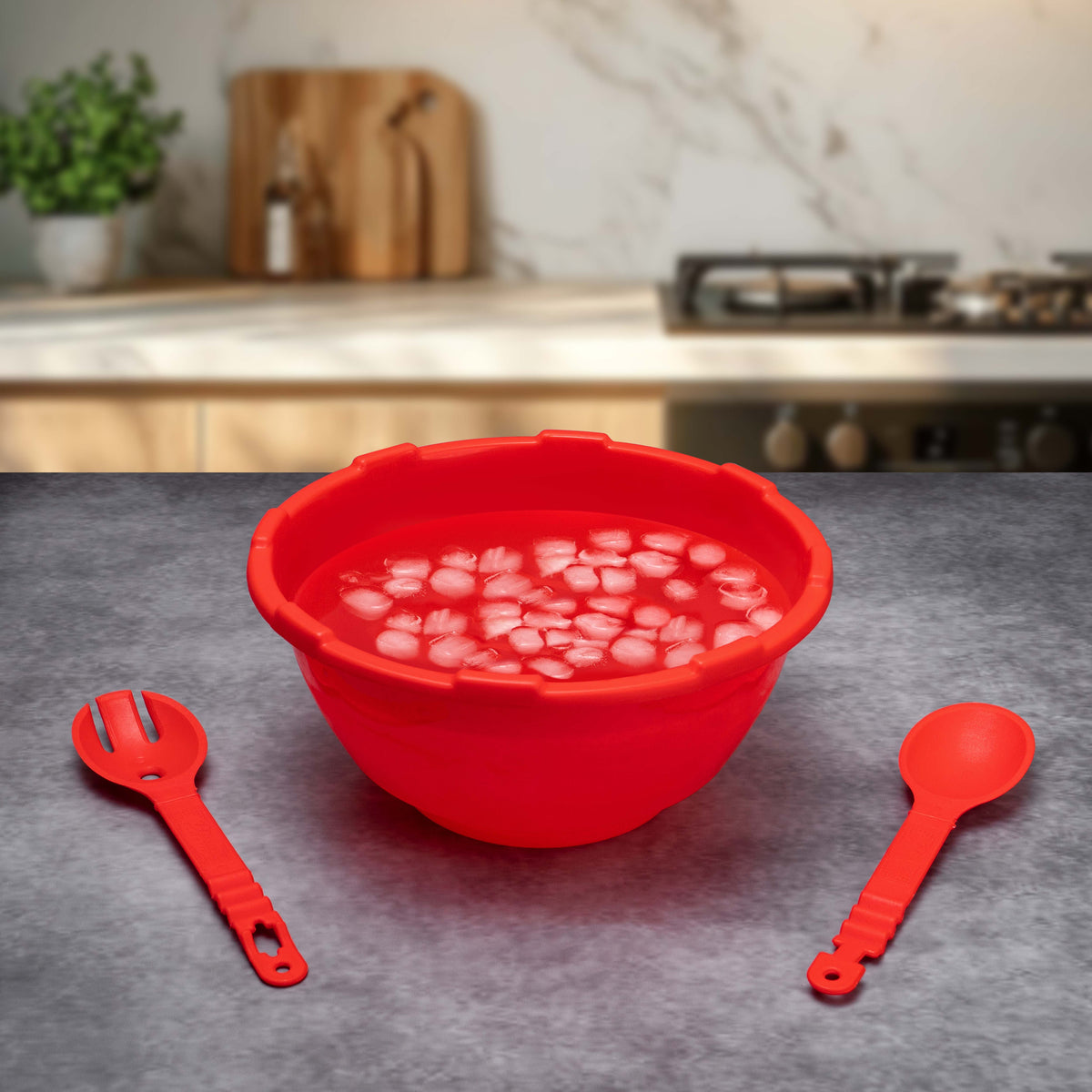 All Purpose Mixing Bowl With 2 Spoon