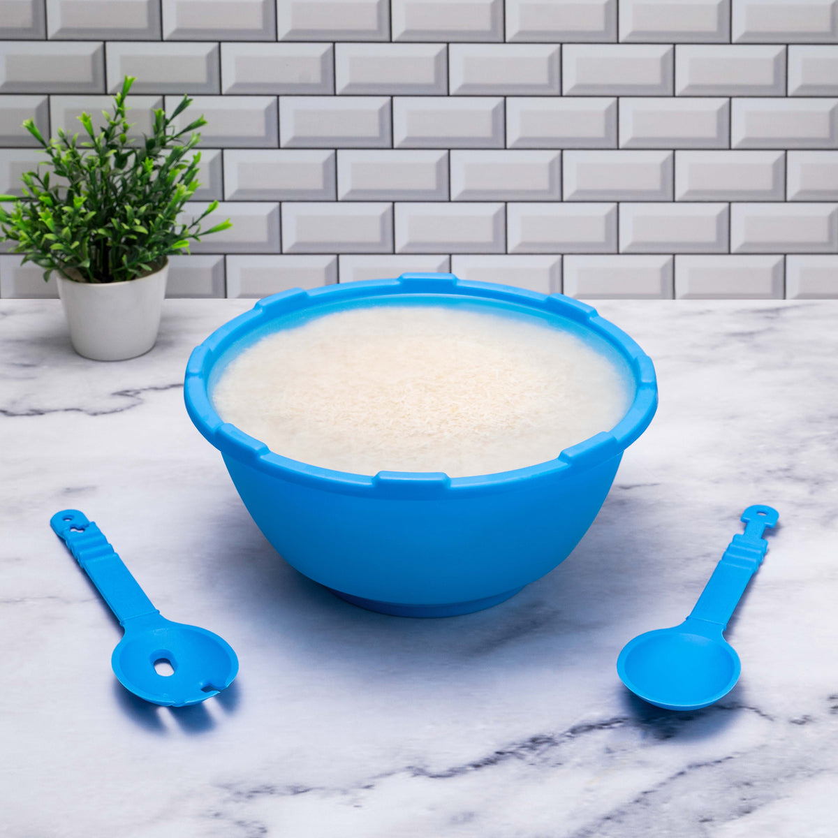 All Purpose Mixing Bowl With 2 Spoon