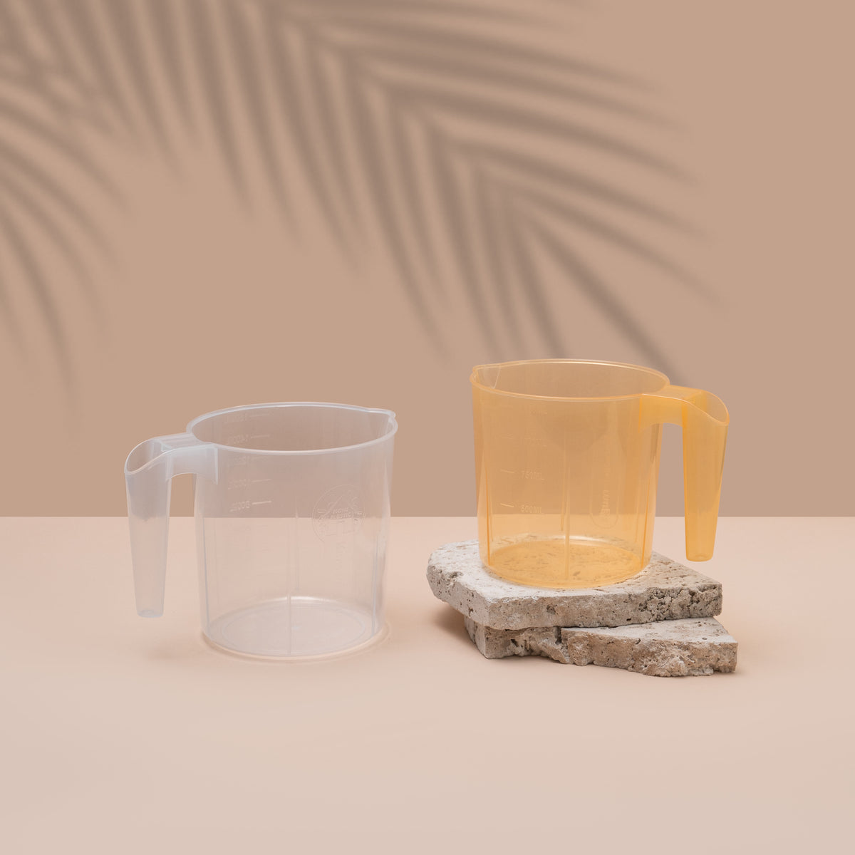 Bath Mug Large Transparent + Medium