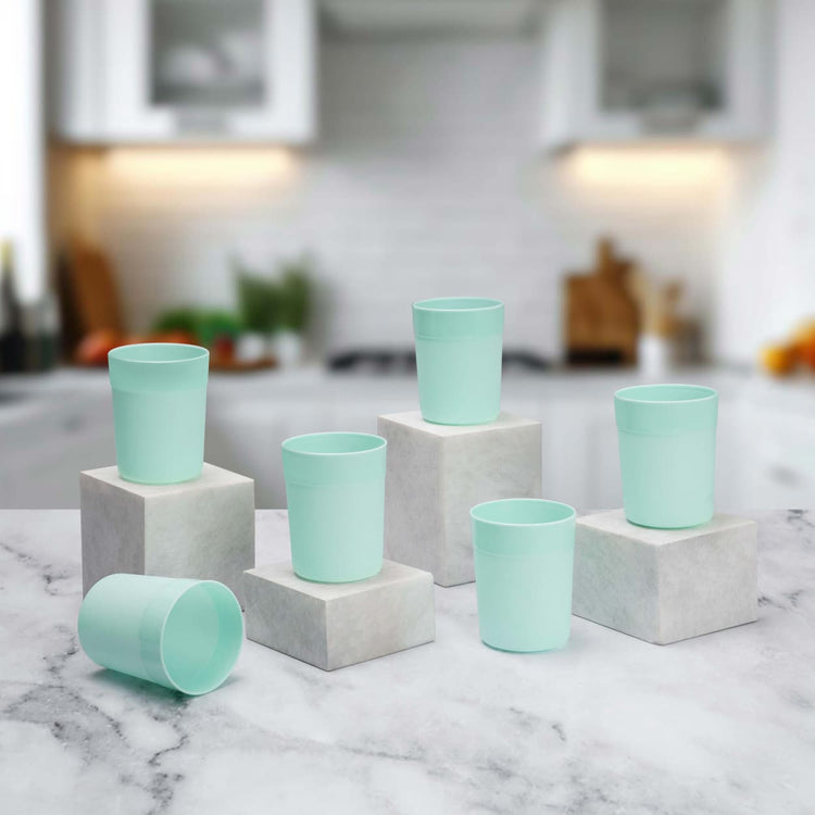 Premium Reusable Plastic Drinking Cups Set